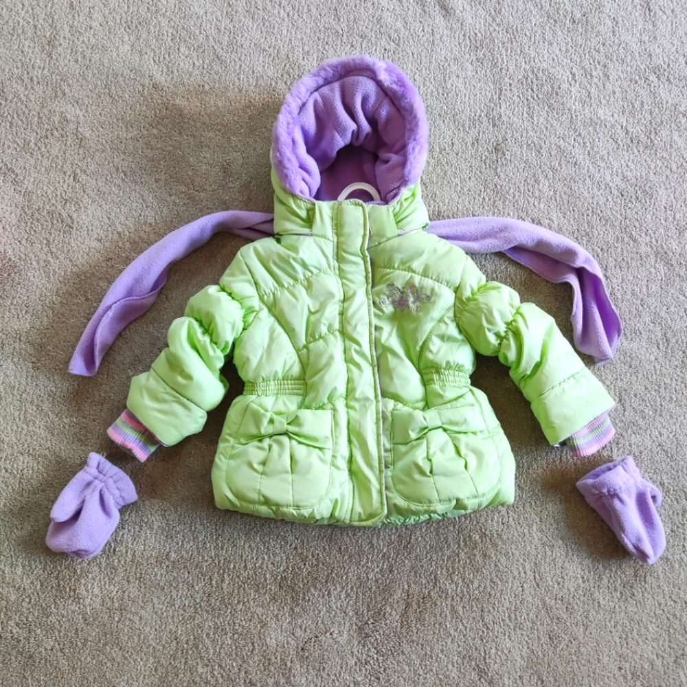 Baby Winter Jacket with gloves and scarf
